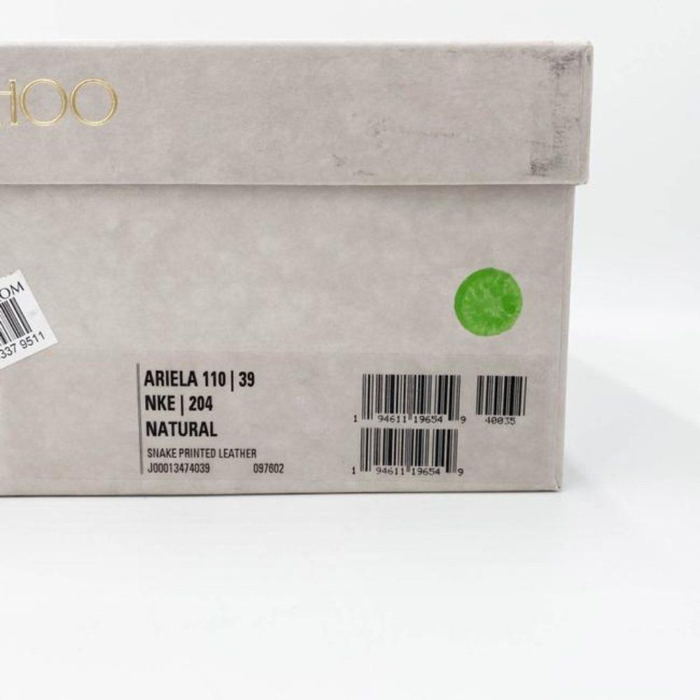 Jimmy Choo Black Ariela Snake Printed Platform - Picture 12 of 12